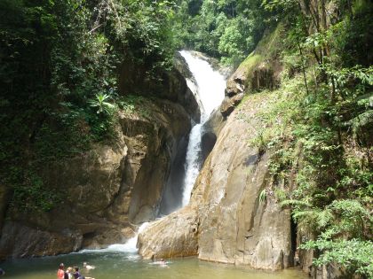 Waterfall at Sungai Chiling Fish Sanctuary